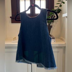 Aerie Denim Crop Top